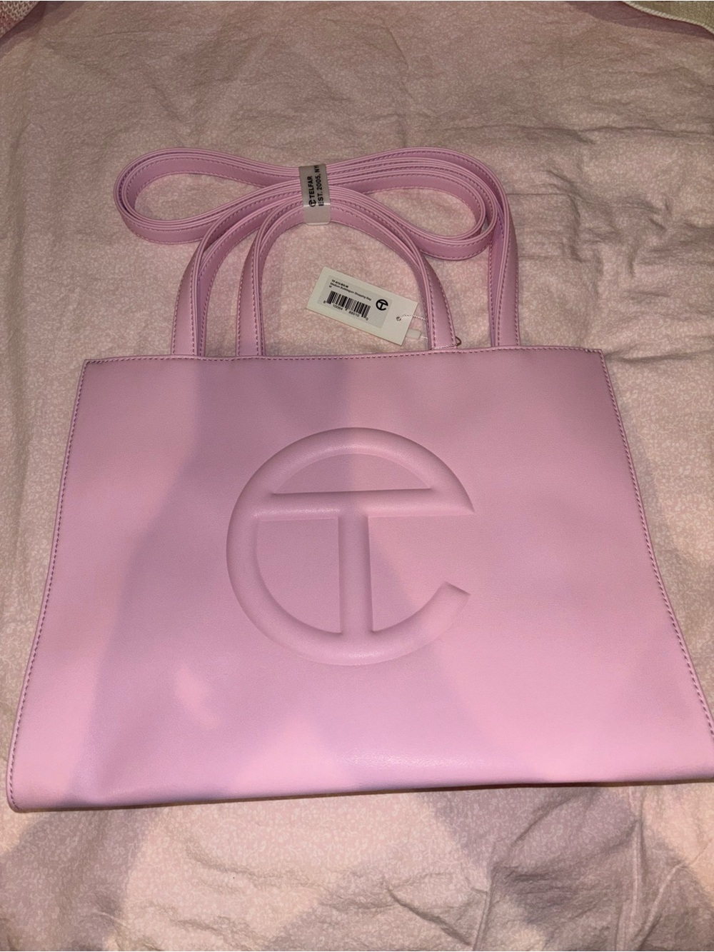 Telfar Medium bubblegum Pink Shopper Tote Bag